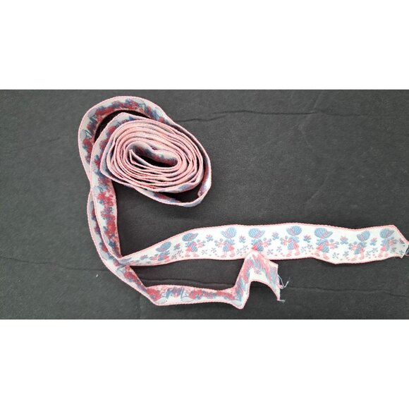 Vintage Lace Material Trim Embroidery Ribbon Assorted Unique Iridescent Metallic - Picture 5 of 10